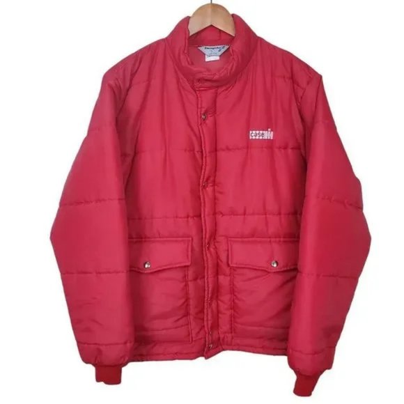 Jackets & Coats Vtginternational Harvester Case Ih Red Puffer Coat